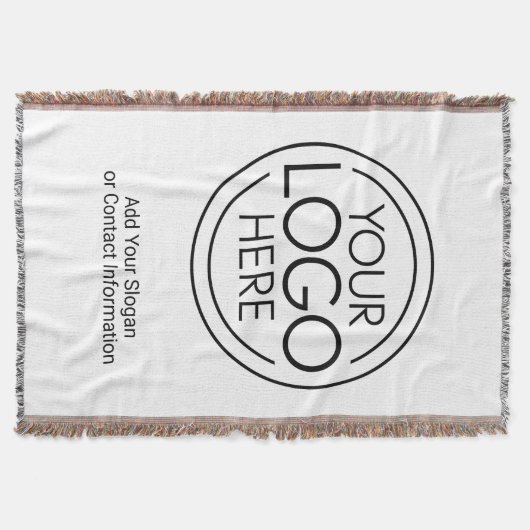 Voeg uw Logo Business Modern Minimalist toe Deken (Voorkant)