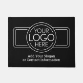 Voeg uw Logo Business Modern Minimalist toe Deurmat (Voorkant)