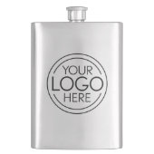 Voeg uw Logo Business Modern Minimalist toe Flacon (Voorkant)