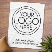 Voeg uw Logo Business Modern Minimalist toe Fleece Deken