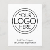 Voeg uw Logo Business Modern Minimalist toe Flyer (Voorkant)