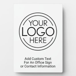 Voeg uw Logo Business Modern Minimalist toe Fotoplaat