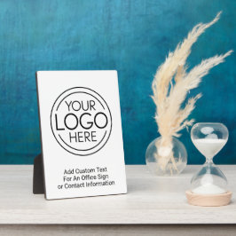 Voeg uw Logo Business Modern Minimalist toe Fotoplaat
