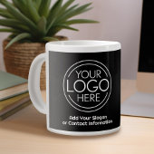 Voeg uw Logo Business Modern Minimalist toe Grote Koffiekop