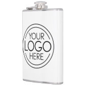 Voeg uw Logo Business Modern Minimalist toe Heupfles (Links)