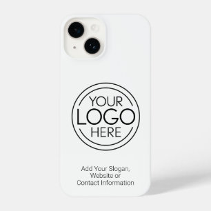 Voeg uw Logo Business Modern Minimalist toe iPhone 14 Hoesje