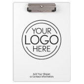 Voeg uw Logo Business Modern Minimalist toe Klembord (Voorkant)