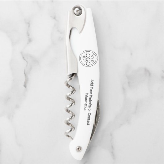 Voeg uw Logo Business Modern Minimalist toe Kurkentrekker (Voorkant)