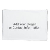 Voeg uw Logo Business Modern Minimalist toe Kussensloop (Achterkant-Links)