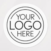 Voeg uw Logo Business Modern Minimalist toe Labels (Design 2)