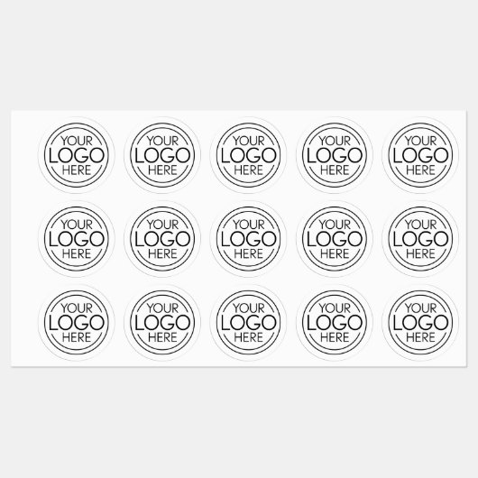 Voeg uw Logo Business Modern Minimalist toe Labels (Vel)