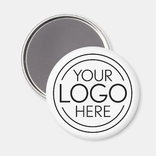 Voeg uw Logo Business Modern Minimalist toe Magneet (Voorkant / Achterkant)
