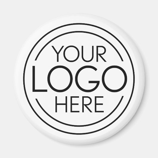 Voeg uw Logo Business Modern Minimalist toe Magneet (Voorkant)