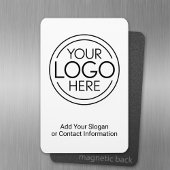 Voeg uw Logo Business Modern Minimalist toe Magneet