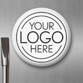 Voeg uw Logo Business Modern Minimalist toe Magneet