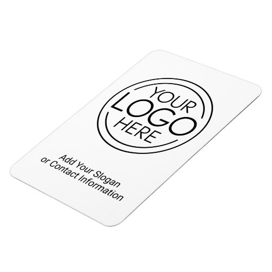 Voeg uw Logo Business Modern Minimalist toe Magneet (Linkerzijde)