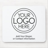 Voeg uw Logo Business Modern Minimalist toe Muismat (Voorkant)