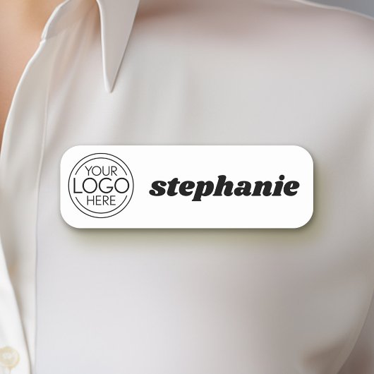 Voeg uw Logo Business Modern Minimalist toe Naamplaatje