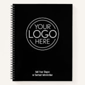 Voeg uw Logo Business Modern Minimalist toe Notitieboek (Voorkant)