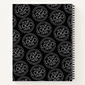 Voeg uw Logo Business Modern Minimalist toe Notitieboek (Achterkant)