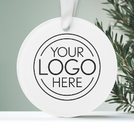 Voeg uw Logo Business Modern Minimalist toe Ornament