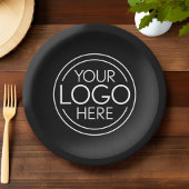 Voeg uw Logo Business Modern Minimalist toe Papieren Bordje