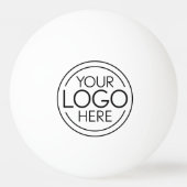 Voeg uw Logo Business Modern Minimalist toe Pingpongbal (Voorkant)