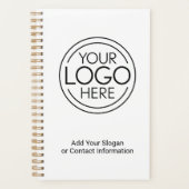 Voeg uw Logo Business Modern Minimalist toe Planner (Voorkant)