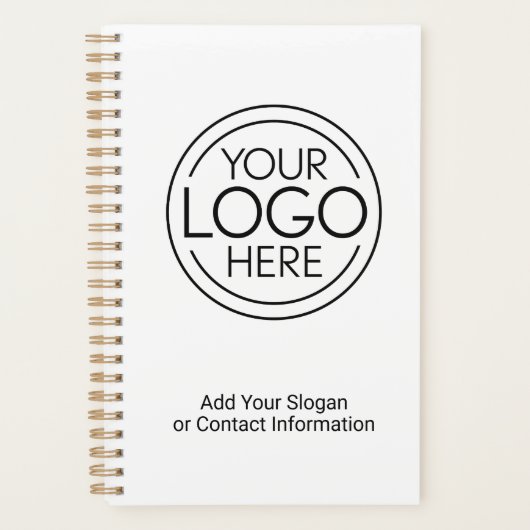 Voeg uw Logo Business Modern Minimalist toe Planner (Voorkant)