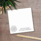 Voeg uw Logo Business Modern Minimalist toe Post-it® Notes