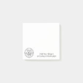 Voeg uw Logo Business Modern Minimalist toe Post-it® Notes (Voorkant)
