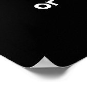 Voeg uw Logo Business Modern Minimalist toe Poster (Hoek)