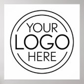 Voeg uw Logo Business Modern Minimalist toe Poster (Voorkant)