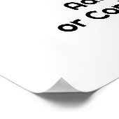 Voeg uw Logo Business Modern Minimalist toe Poster (Hoek)