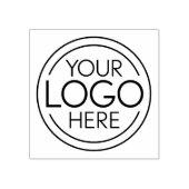 Voeg uw Logo Business Modern Minimalist toe Rubberstempel (Afrduk)