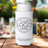 Voeg uw Logo Business Modern Minimalist toe Seltzer Blikjeskoeler