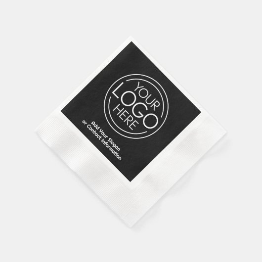 Voeg uw Logo Business Modern Minimalist toe Servet (Hoek)