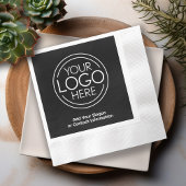 Voeg uw Logo Business Modern Minimalist toe Servet