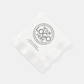 Voeg uw Logo Business Modern Minimalist toe Servet (Hoek)
