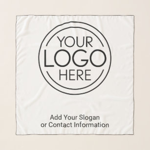 Voeg uw Logo Business Modern Minimalist toe Sjaal