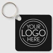 Voeg uw Logo Business Modern Minimalist toe Sleutelhanger (Voorkant)