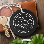 Voeg uw Logo Business Modern Minimalist toe Sleutelhanger<br><div class="desc">Perfect voor een kantoor party of presentatiecadeau, deze logo sleutelhangers zijn eenvoudig van ontwerp. U kunt de achtergrondkleur wijzigen zodat deze overeenkomt met de kleur die coördineert met de logo van uw bedrijf. Een eenvoudig, geen franje ontwerp voor elk bedrijf. Upload je logo. Als uw logo niet past, klikt u...</div>