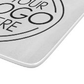 Voeg uw Logo Business Modern Minimalist toe Snijplank (Hoek)