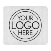 Voeg uw Logo Business Modern Minimalist toe Snijplank (Voorkant)