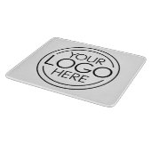 Voeg uw Logo Business Modern Minimalist toe Snijplank (Hoek)