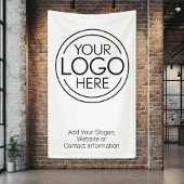 Voeg uw Logo Business Modern Minimalist toe Spandoek