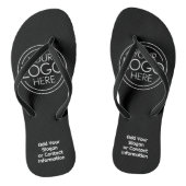 Voeg uw Logo Business Modern Minimalist toe Teenslippers (Voetbed)
