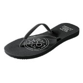 Voeg uw Logo Business Modern Minimalist toe Teenslippers (Schuin)