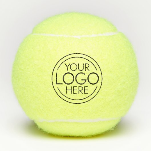 Voeg uw Logo Business Modern Minimalist toe Tennisballen (Voorkant)