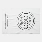 Voeg uw Logo Business Modern Minimalist toe Theedoek (Horizontaal)